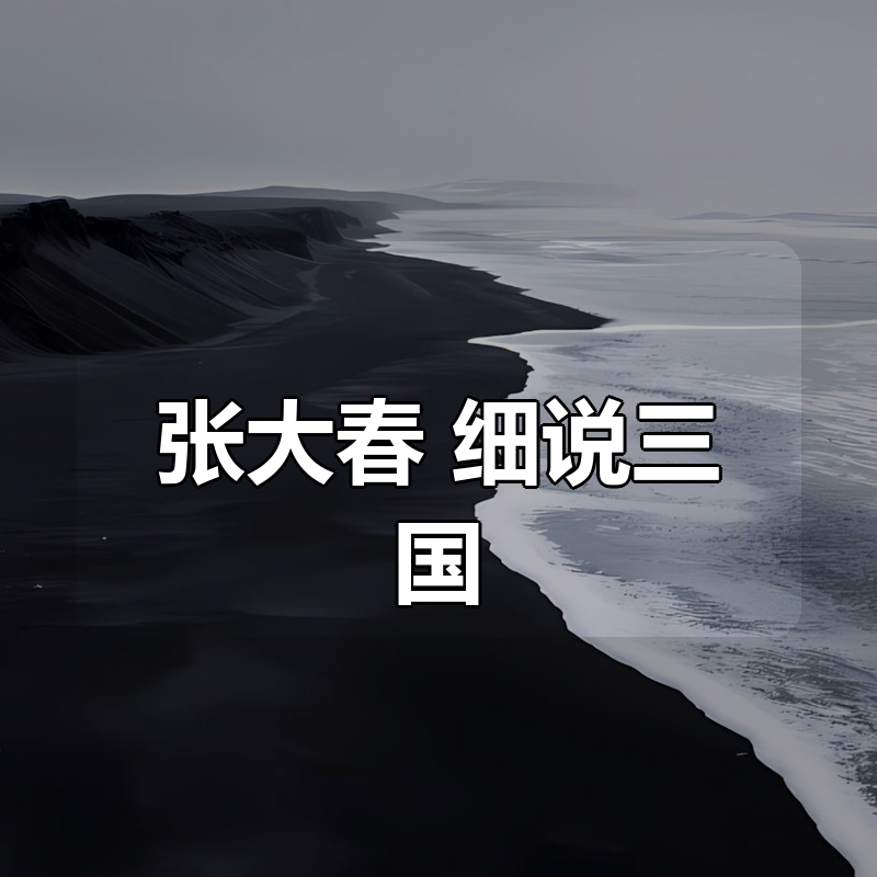 张大春：细说三国|shaocun资源站 - 你的知识成长补给站