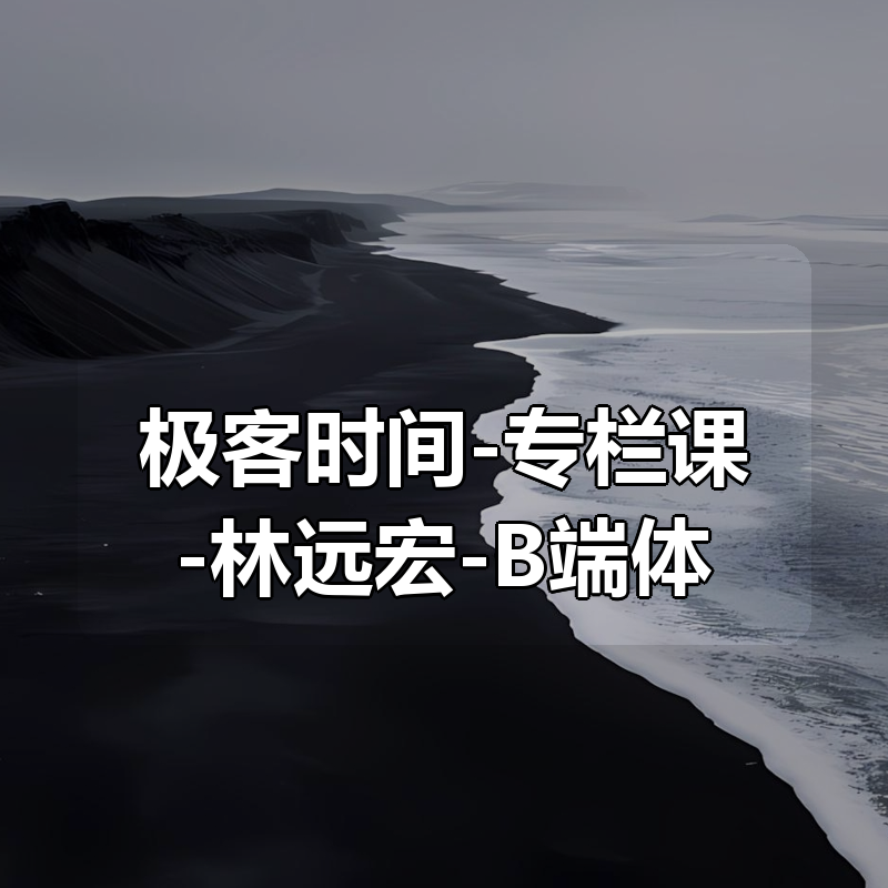 极客时间-专栏课-林远宏-B端体验设计入门课（完结）|shaocun资源站 - 你的知识成长补给站