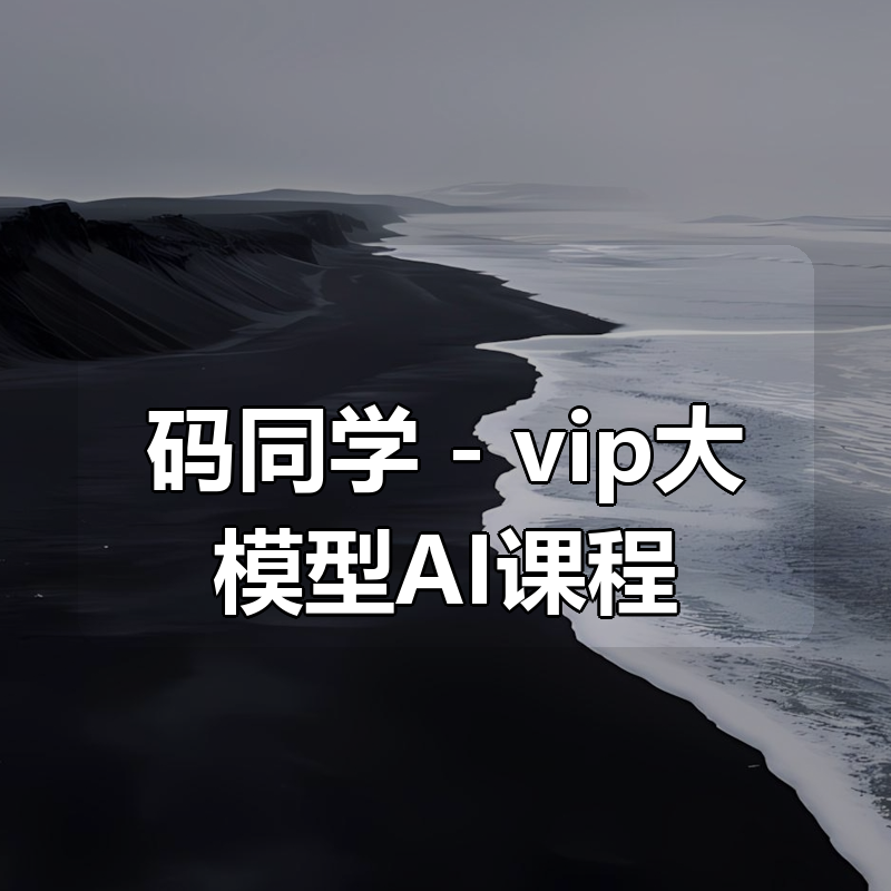 码同学 – vip大模型AI课程|shaocun资源站 - 你的知识成长补给站