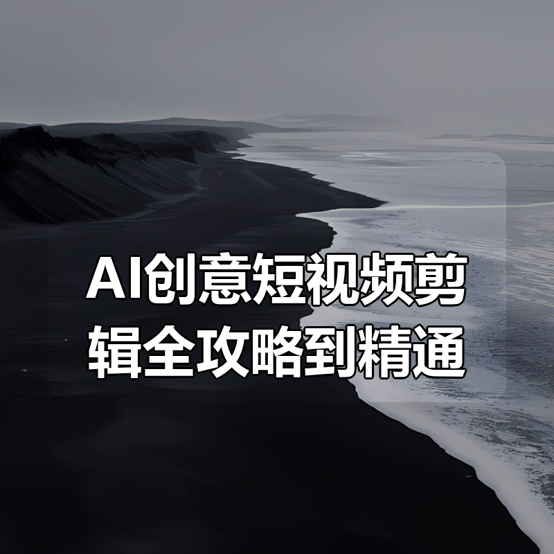 AI创意短视频剪辑全攻略到精通|shaocun资源站 - 你的知识成长补给站