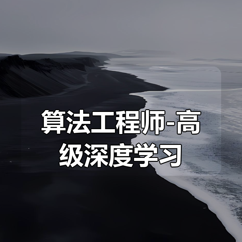 算法工程师-高级深度学习|shaocun资源站 - 你的知识成长补给站