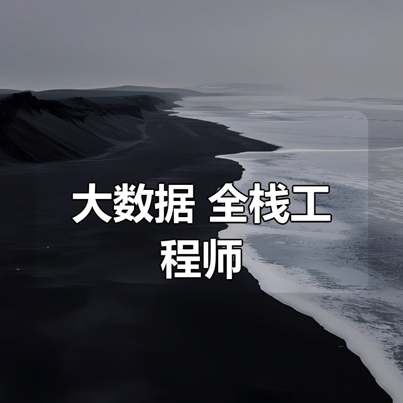 大数据 全栈工程师|shaocun资源站 - 你的知识成长补给站