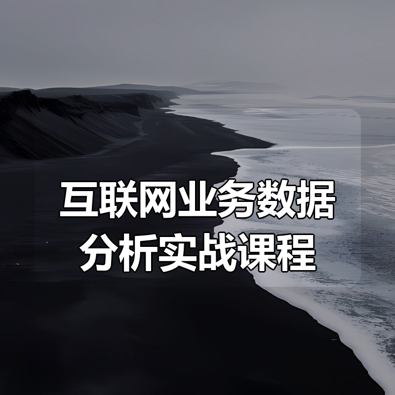 互联网业务数据分析实战课程|shaocun资源站 - 你的知识成长补给站