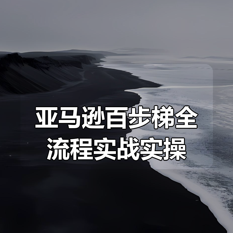 亚马逊百步梯全流程实战实操|shaocun资源站 - 你的知识成长补给站