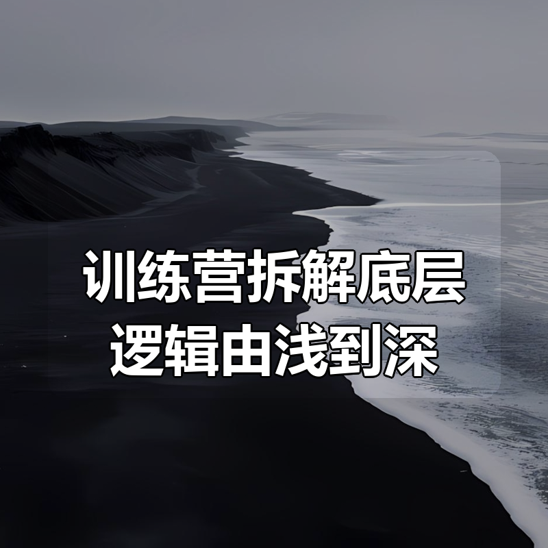 外贸训练营拆解底层逻辑由浅到深|shaocun资源站 - 你的知识成长补给站