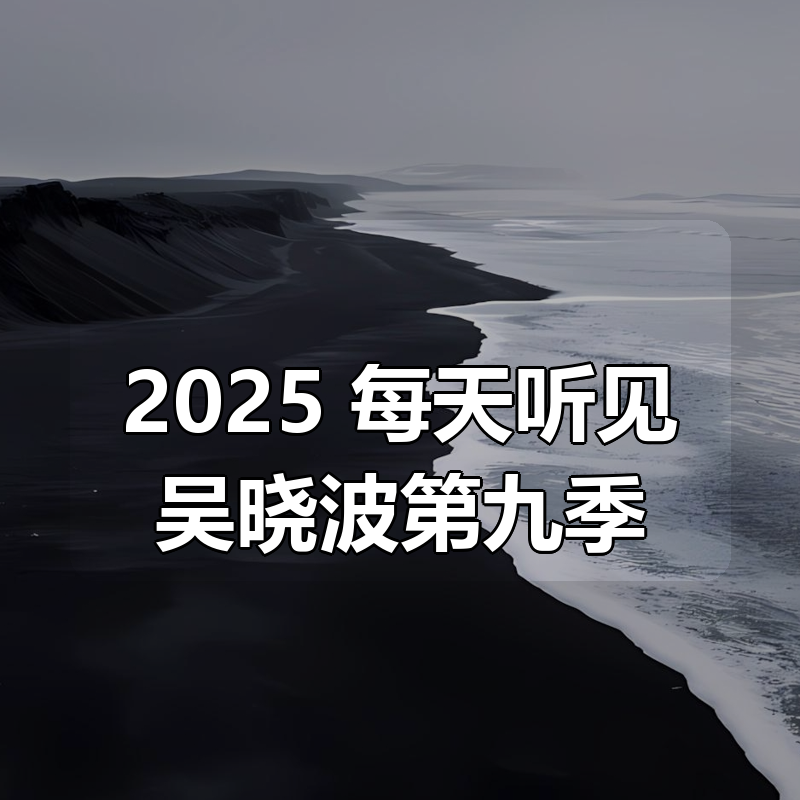 2025 每天听见吴晓波第九季|shaocun资源站 - 你的知识成长补给站