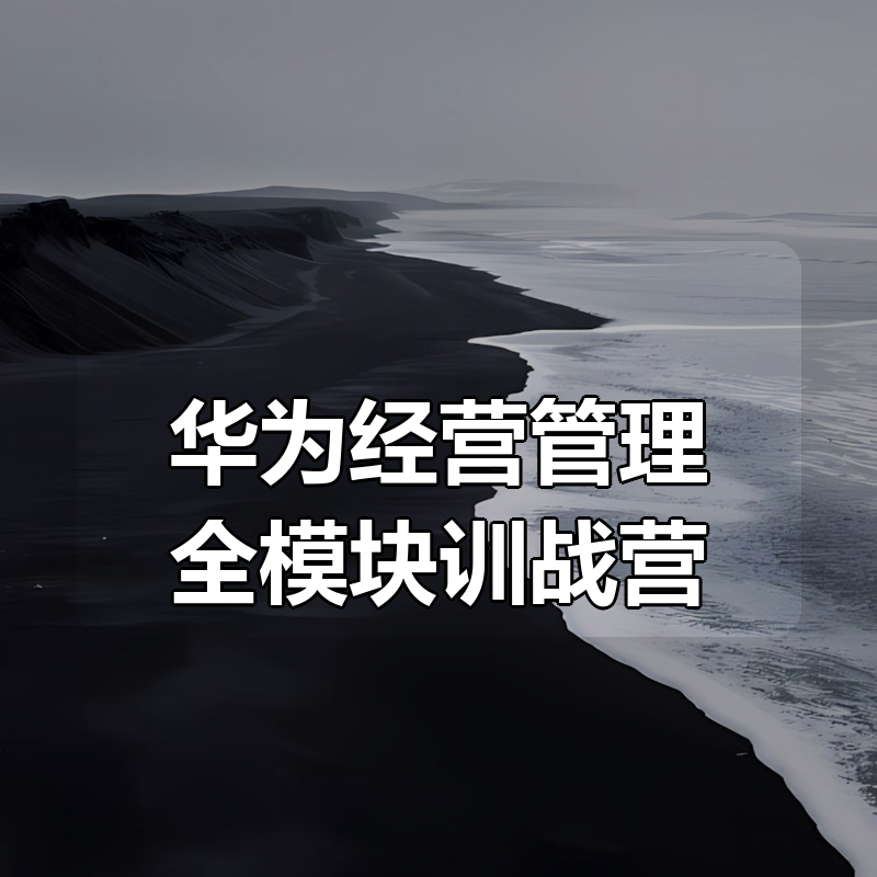 华为经营管理全模块训战营