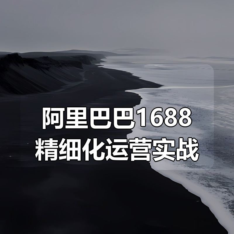 阿里巴巴1688精细化运营实战|shaocun资源站 - 你的知识成长补给站