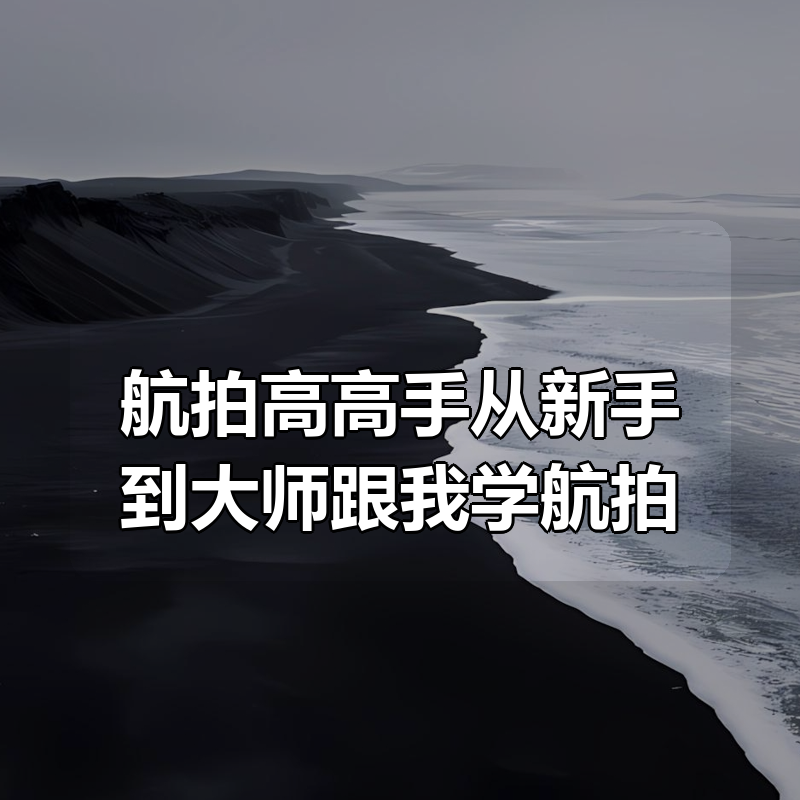 航拍高高手从新手到大师跟我学航拍|shaocun资源站 - 你的知识成长补给站