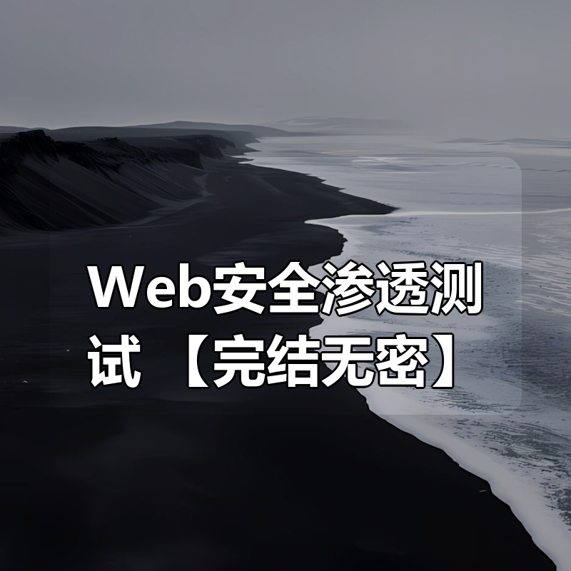 Web安全渗透测试 【完结无密】|shaocun资源站 - 你的知识成长补给站