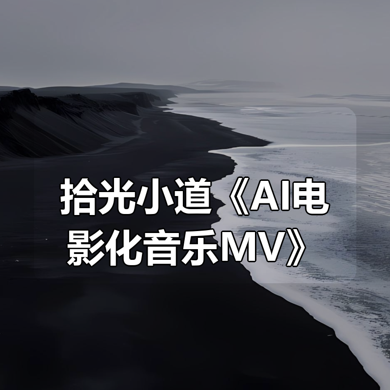 拾光小道《AI电影化音乐MV》
