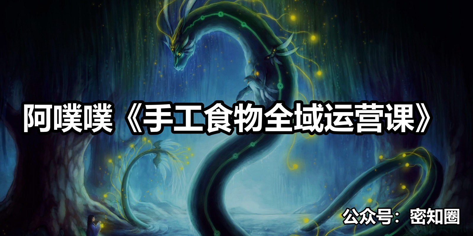 阿噗噗《手工食物全域运营课》|shaocun资源站 - 你的知识成长补给站