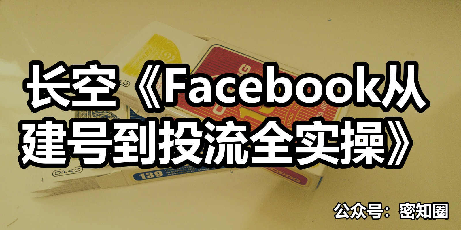 长空《Facebook从建号到投流全实操》|shaocun资源站 - 你的知识成长补给站