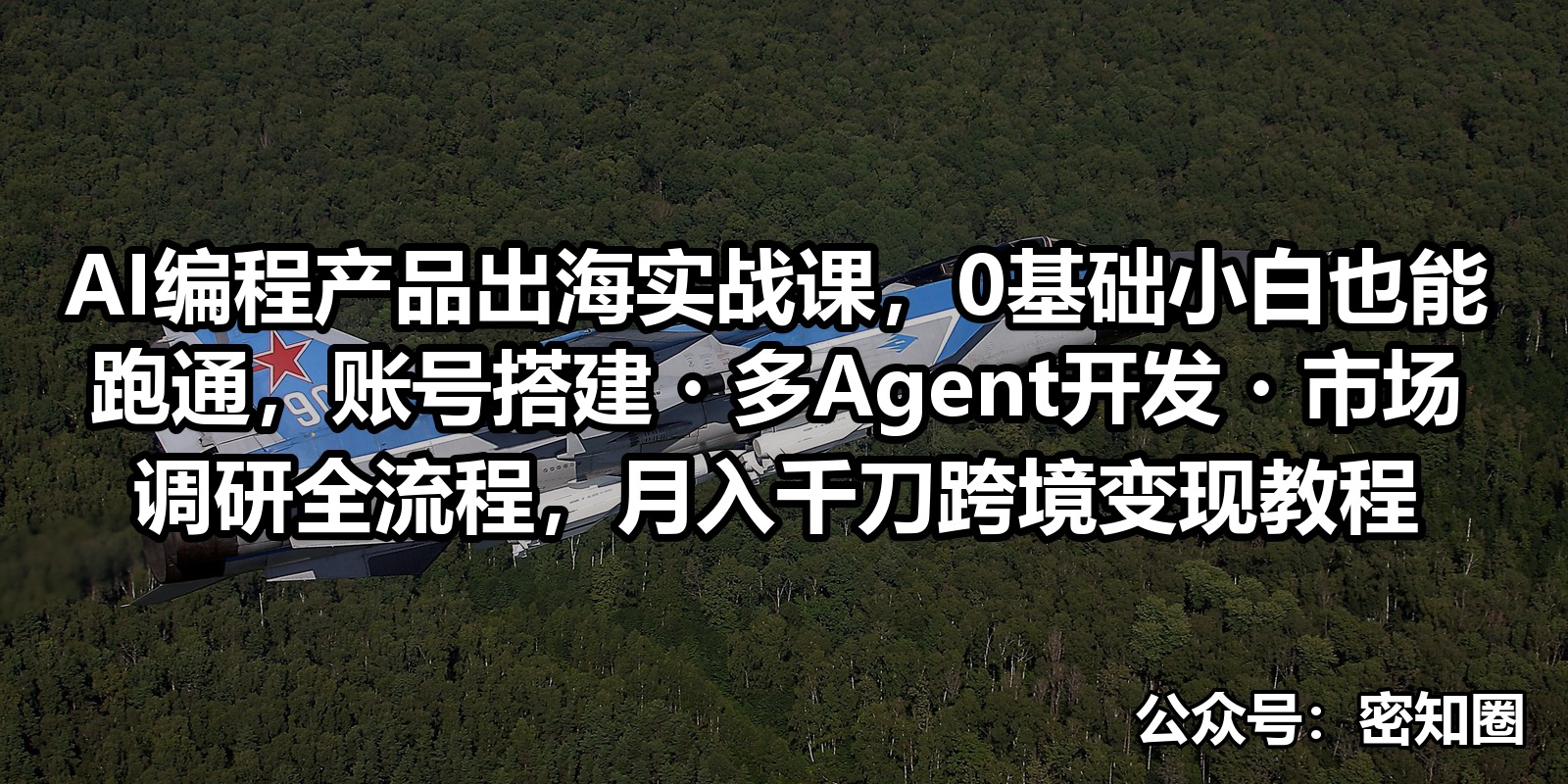 AI编程产品出海实战课，0基础小白也能跑通，账号搭建・多Agent开发・市场调研全流程，月入千刀跨境变现教程|shaocun资源站 - 你的知识成长补给站