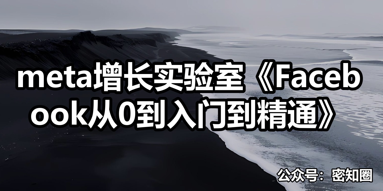 meta增长实验室《Facebook从0到入门到精通》|shaocun资源站 - 你的知识成长补给站
