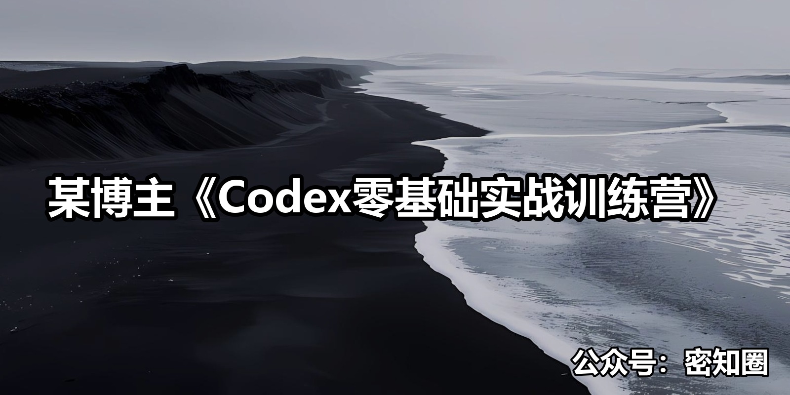 某博主《Codex零基础实战训练营》|shaocun资源站 - 你的知识成长补给站