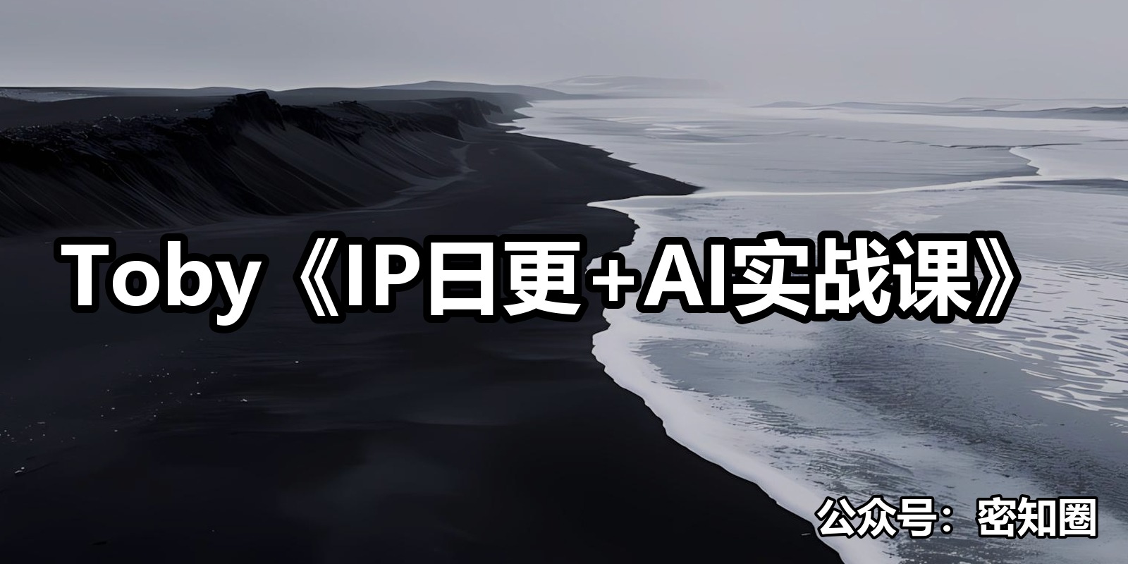 Toby《IP日更+AI实战课》|shaocun资源站 - 你的知识成长补给站