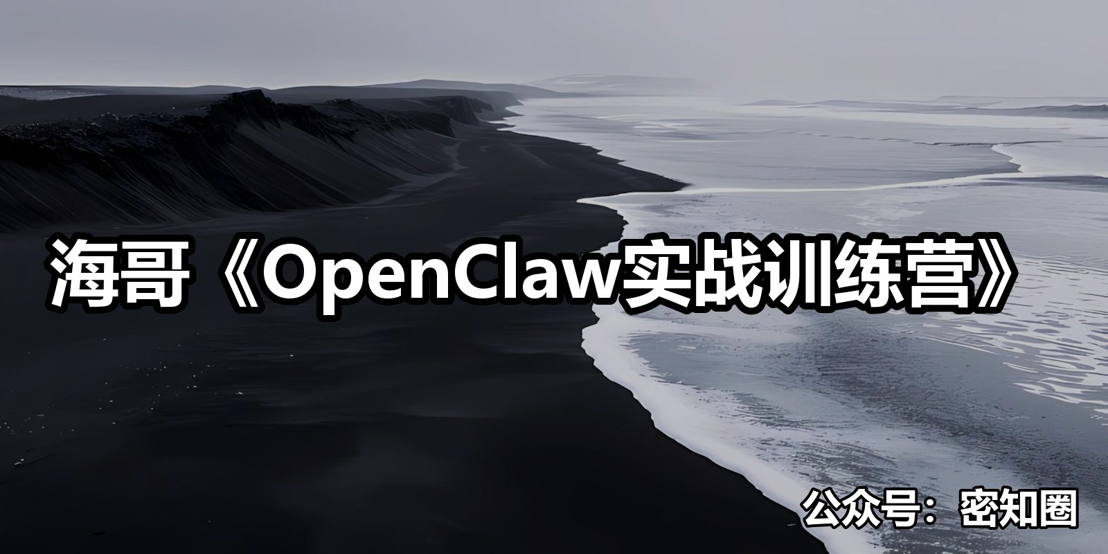 海哥《OpenClaw实战训练营》|shaocun资源站 - 你的知识成长补给站