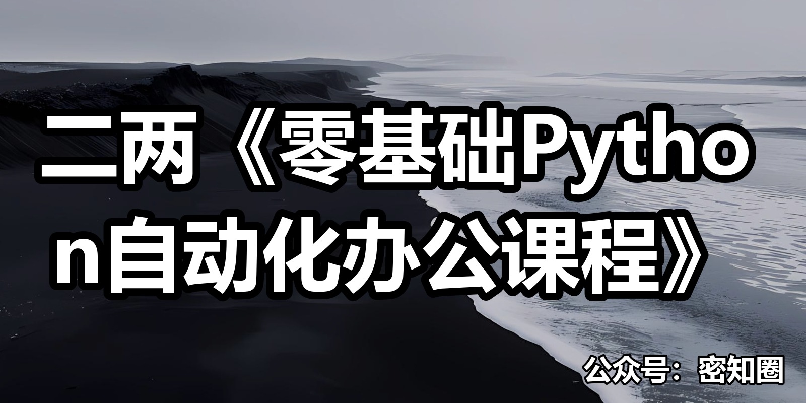 二两《零基础Python自动化办公课程》|shaocun资源站 - 你的知识成长补给站