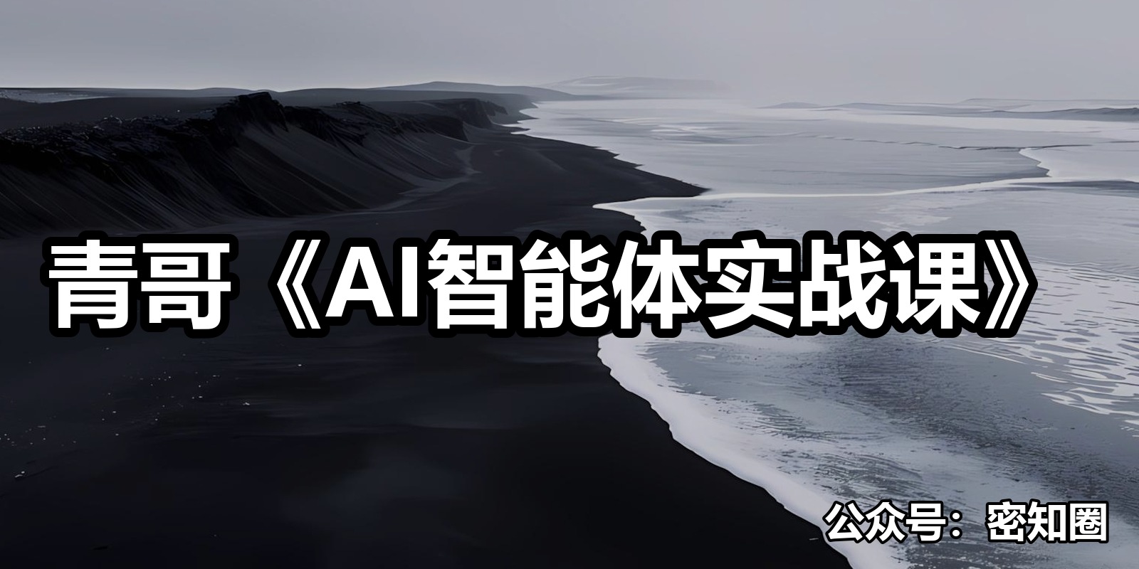 青哥《AI智能体实战课》|shaocun资源站 - 你的知识成长补给站