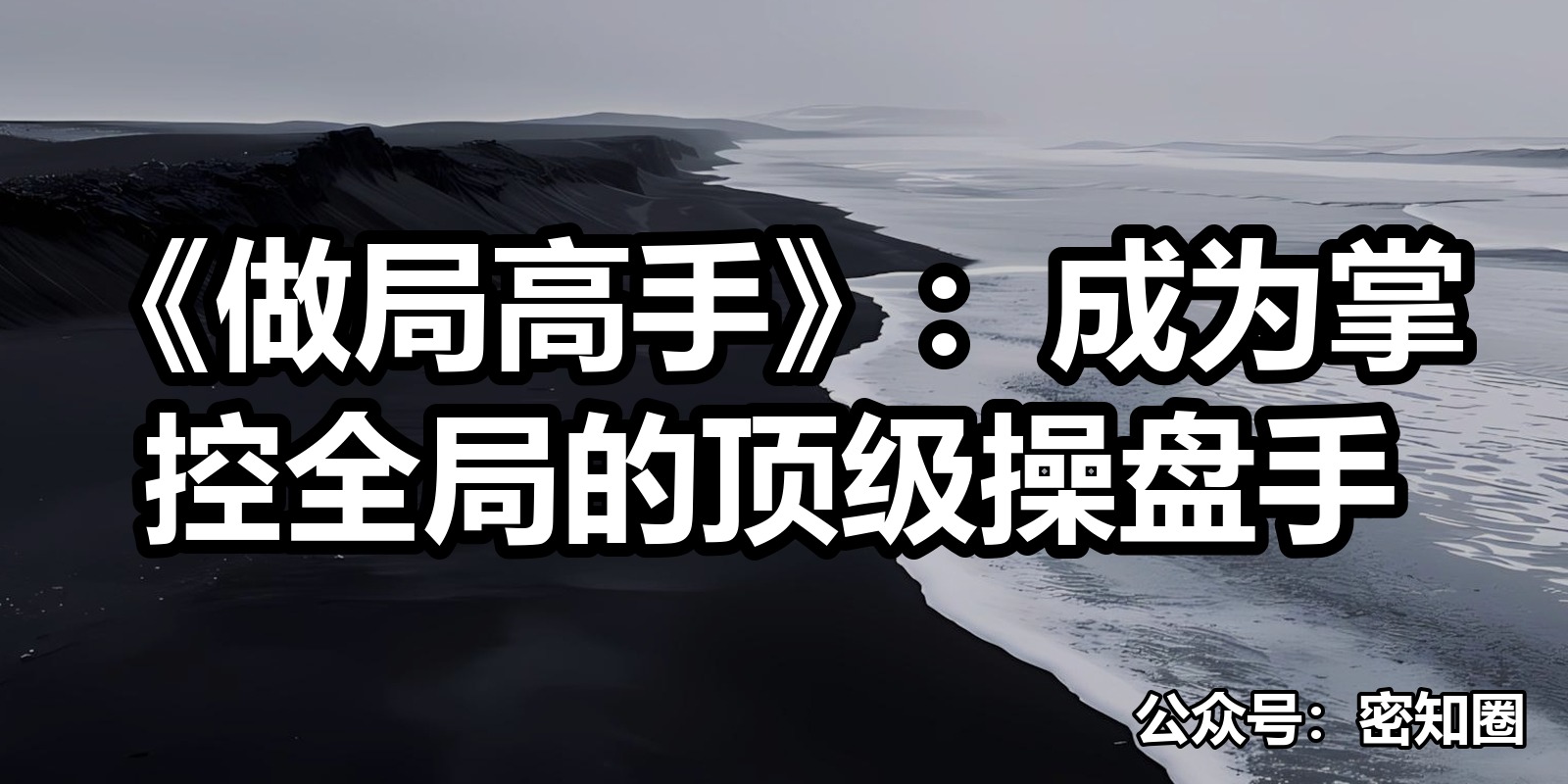 《做局高手》：成为掌控全局的顶级操盘手|shaocun资源站 - 你的知识成长补给站