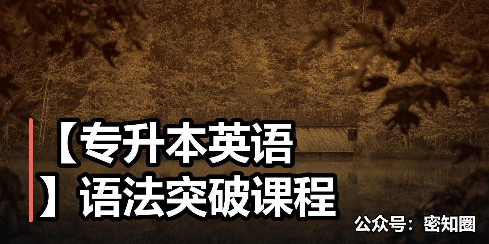 【专升本英语】语法突破课程|shaocun资源站 - 你的知识成长补给站