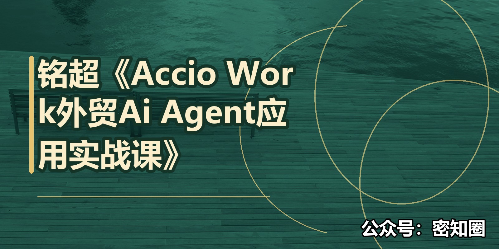 铭超《Accio Work外贸Ai Agent应用实战课》|shaocun资源站 - 你的知识成长补给站