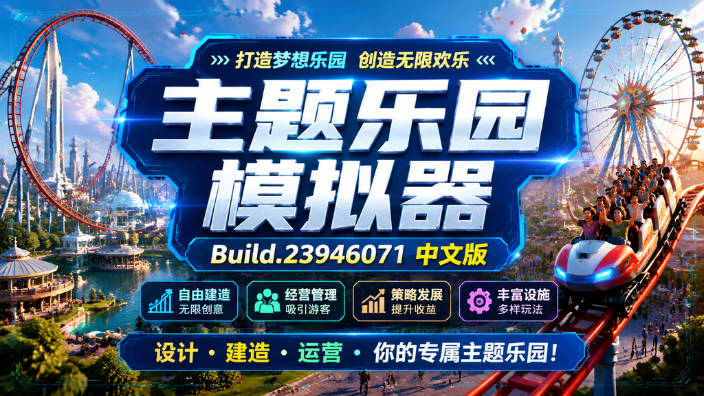 《主题乐园模拟器》Build.23946071中文版|shaocun资源站 - 你的知识成长补给站