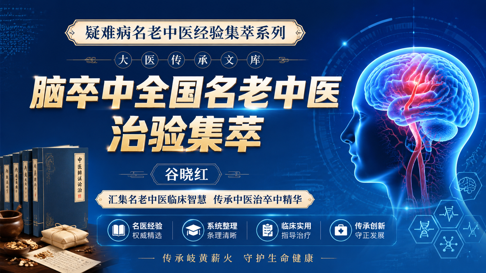 《疑难病名老中医经验集萃系列 大医传承文库 脑卒中全国名老中医治验集萃》谷晓红|shaocun资源站 - 你的知识成长补给站
