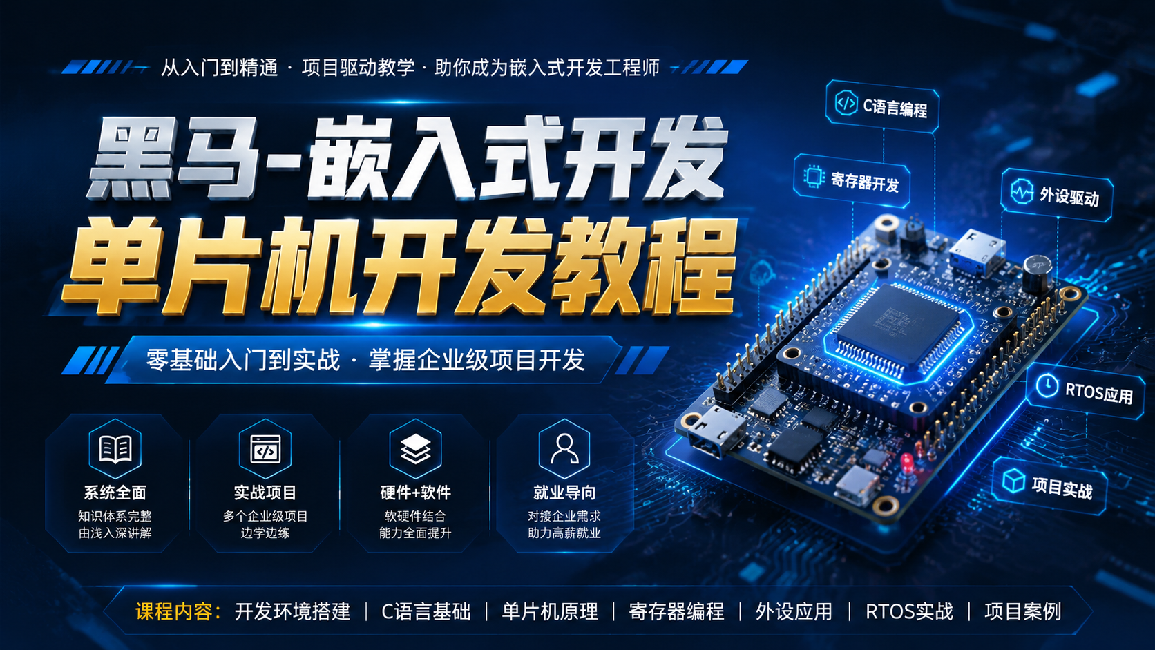 黑马-嵌入式开发单片机开发教程|shaocun资源站 - 你的知识成长补给站