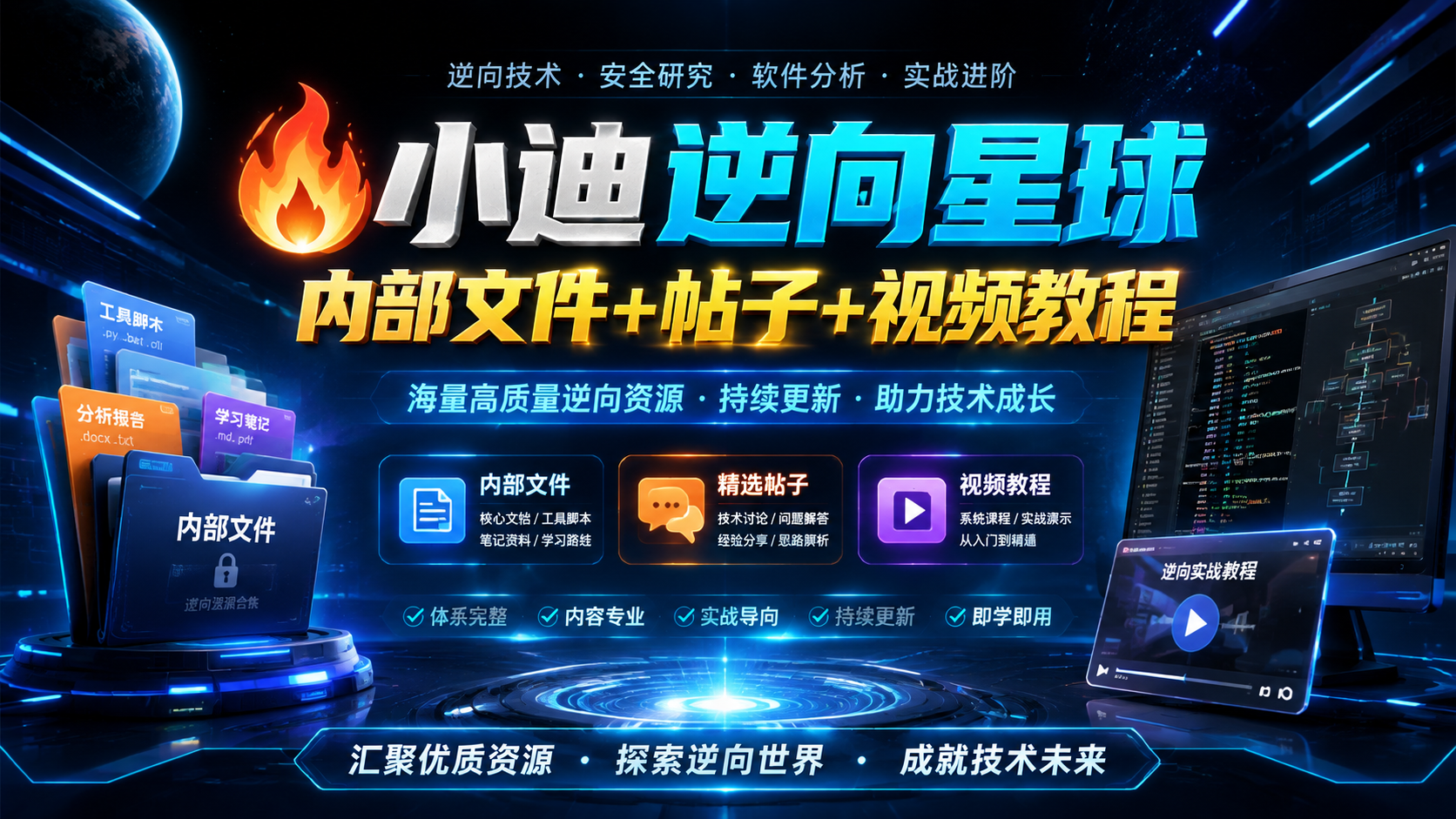🔥小迪逆向星球内部文件+帖子+视频教程|shaocun资源站 - 你的知识成长补给站
