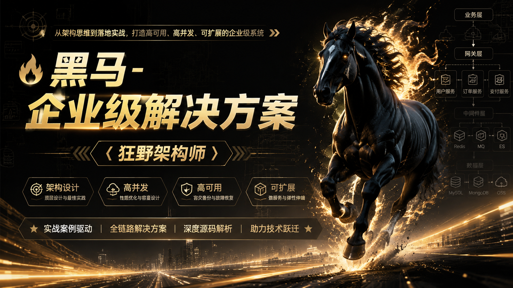 🔥 黑马 -企业级解决方案（狂野架构师）|shaocun资源站 - 你的知识成长补给站