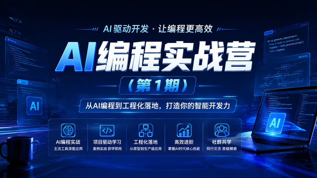 极客时间付费- AI编程实战营(第1期)