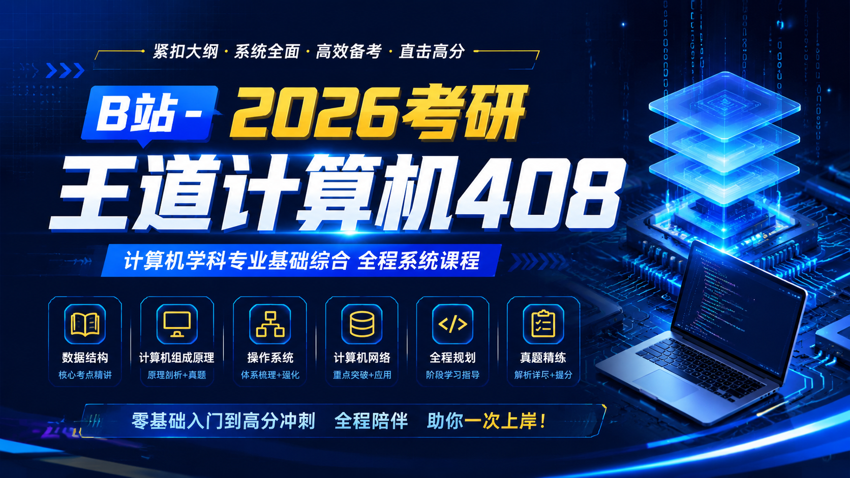 B站 - 2026考研王道计算机408