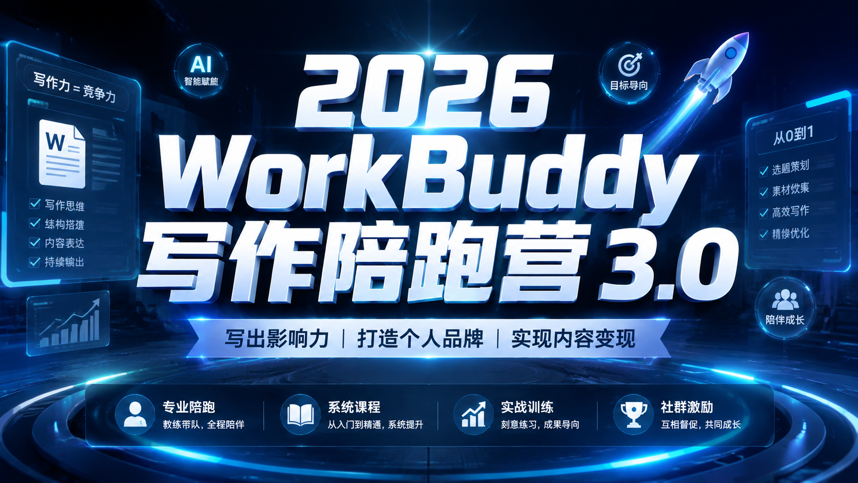 2026WorkBuddy写作陪跑营3.0