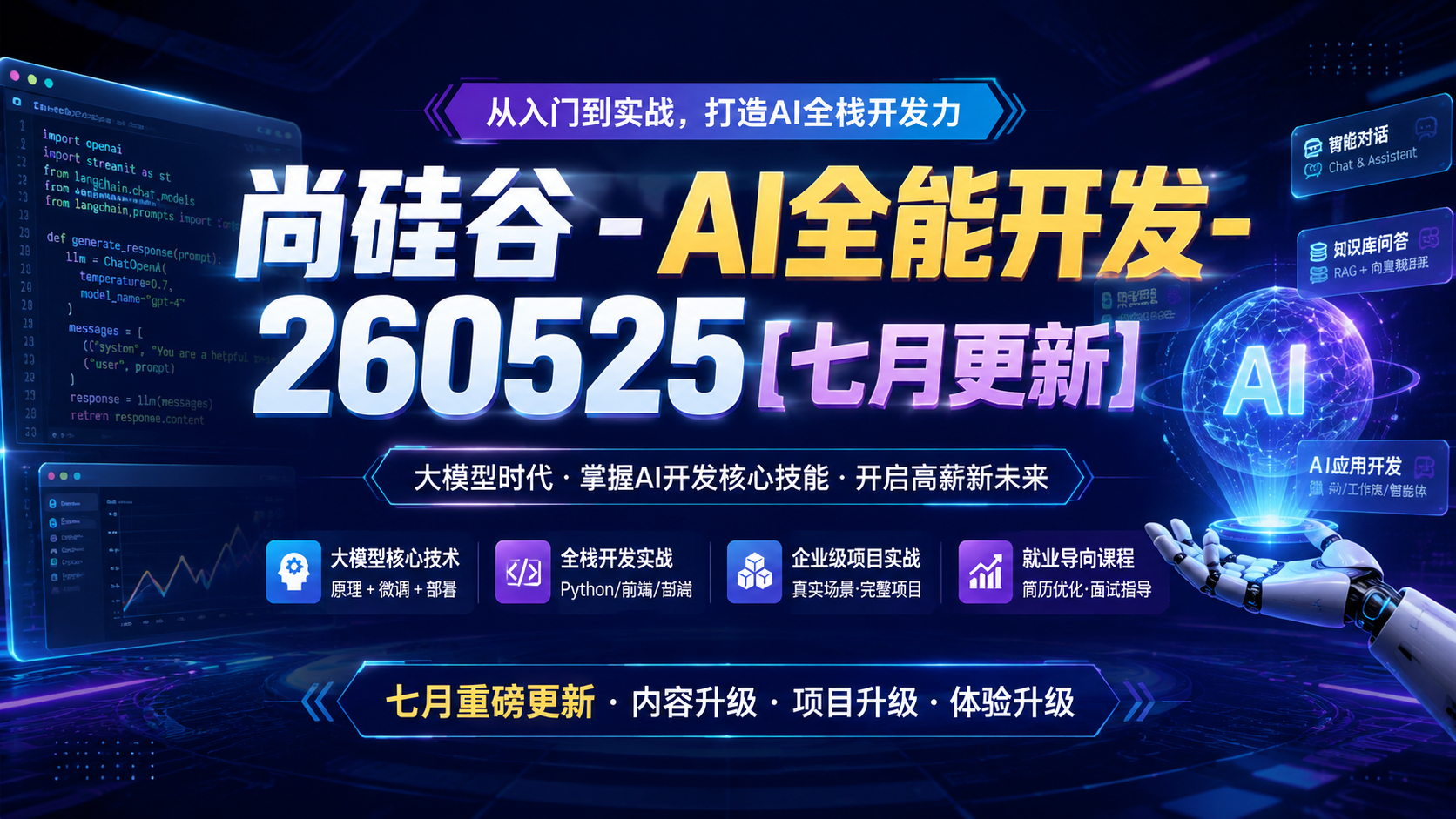 尚硅谷 – AI全能开发-260525【七月更新】|shaocun资源站 - 你的知识成长补给站