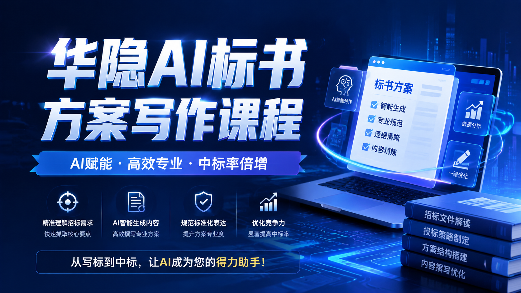 华隐AI标书方案写作课程|shaocun资源站 - 你的知识成长补给站