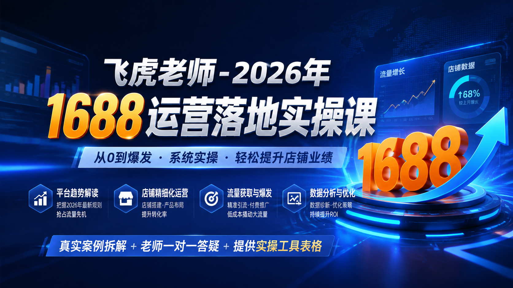 飞虎老师-2026年1688运营落地实操课|shaocun资源站 - 你的知识成长补给站