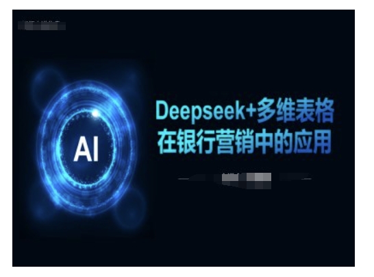 Deepseek+多维表格在银行营销场景中的应用-shaocun资源站