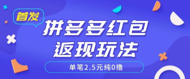 全网首发拼多多好评返现项目拆解多号多挣附带账号注册教程-shaocun资源站