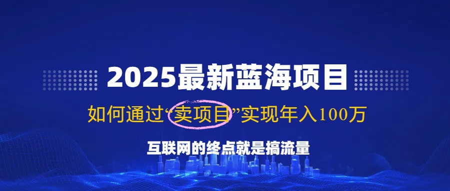 （14305期）2025最新蓝海项目，零门槛轻松复制，月入10万+，新手也能操作！-shaocun资源站